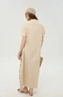 Платье 1052-1 песок и песочный мультиколор NikVa фото 2