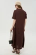 Платье 1052-2 шоколад и шоколадный мультиколор NikVa фото 2