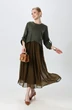 Платье 740-27 зелень NikVa фото 3