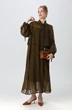 Костюм с платьем 943-5 хаки NikVa
