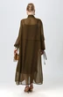 Платье 944-10 хаки NikVa фото 2