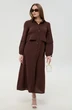 Платье 944-16  шоколад NikVa фото 4