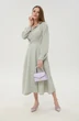 Платье 962-3 мятные полосы NikVa фото 4