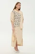 Костюм с юбкой 975-8 песок и песочный мультиколор NikVa фото 2