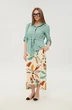 Костюм с юбкой 980-2 мята и бохо мультиколор NikVa фото 4