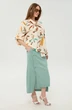 Костюм с юбкой 975-6 мята и бохо мультиколор NikVa фото 4