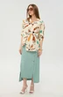 Костюм с юбкой 975-6 мята и бохо мультиколор NikVa фото 3