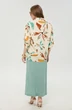 Костюм с юбкой 975-6 мята и бохо мультиколор NikVa фото 2