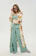 Костюм брючный 976-9 мята и бохо мультиколор NikVa фото 3