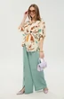 Костюм брючный 978-7 мята и бохо мультиколор NikVa фото 3