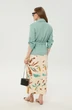 Костюм с юбкой 980-2 мята и бохо мультиколор NikVa фото 2