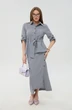 Костюм с юбкой 980-7 серый NikVa