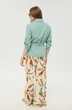 Костюм брючный 981-2 мята и бохо мультиколор NikVa фото 2