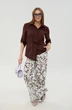 Брюки 977-11 листья мультиколор NikVa фото 4