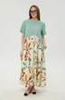 Платье 1051-1 мята + бохо мультиколор NikVa фото 5