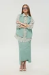 Костюм с юбкой 957-4 мята + мятные полосы NikVa фото 3