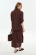 Юбка 971-6 шоколад  NikVa фото 2