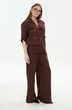Костюм брючный 979-6 шоколад  NikVa фото 3