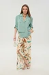 Костюм брючный 979-8 мята + бохо мультиколор NikVa фото 3