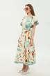 Платье 984-2 мята + бохо мультиколор  NikVa фото 3
