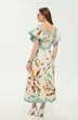 Платье 984-2 мята + бохо мультиколор  NikVa фото 2