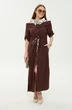 Платье 985-3 шоколад  NikVa фото 4