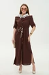 Платье 985-3 шоколад  NikVa фото 3