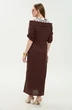Платье 985-3 шоколад  NikVa фото 2
