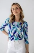 Блузка 010130 бело-синий Nika.pl
