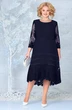 Платье 5855 синий Ninele
