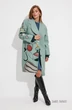 Пальто 2468-3 серо-мятный Niv Niv Fashion