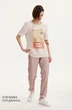 Джинсы 5129 пыльная роза Niv Niv Fashion