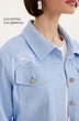 Куртка 5163 голубой Niv Niv Fashion фото 4