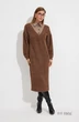 Платье 9119 шоколад Niv Niv Fashion фото 3