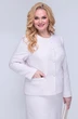 *Костюм с юбкой 3856 пудрово-серый Algranda (Новелла Шарм)