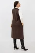 Платье-сарафан 01627 коричневый Ollsy фото 2