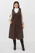 Платье-сарафан 01627 коричневый Ollsy