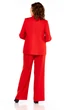 Костюм брючный 439 красный Ольга Стиль фото 2