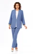 Костюм брючный 1000 синий Ольга Стиль