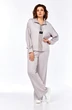 Костюм брючный 1001 светло-серый Ольга Стиль