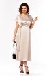 Платье 1008 беж Ольга Стиль