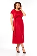 Платье 1008 красный Ольга Стиль фото 3