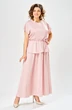 Костюм с юбкой 1010 пудрово-розовый Ольга Стиль фото 3
