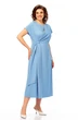Платье 1019 голубой Ольга Стиль