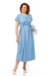 Платье 1019 голубой Ольга Стиль фото 4
