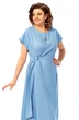 Платье 1019 голубой Ольга Стиль фото 5
