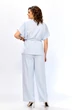 Костюм брючный 1020 голубой Ольга Стиль фото 2