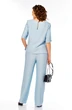 Костюм брючный 1022 голубой Ольга Стиль фото 2