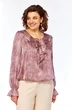 Блузка 889 бордовый Ольга Стиль