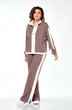 Костюм брючный 948 пепельно-розовый Ольга Стиль